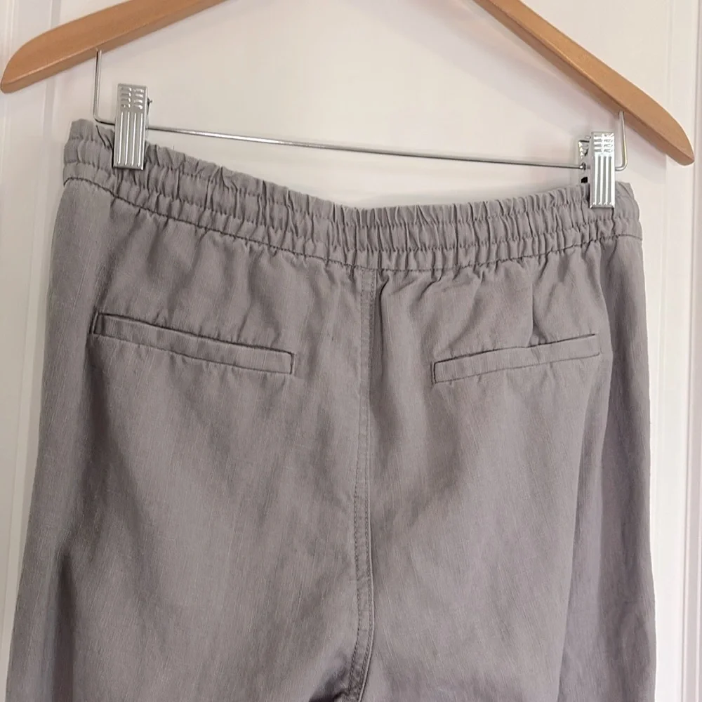 J Crew Point Sur Jogger Pants Linen Blend Size 2 - Picture 8 of 11